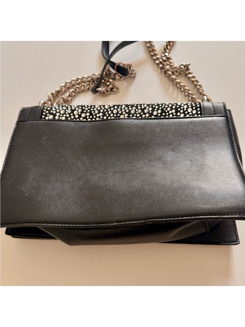 INC Sparkling Flap Crossbody Shoulder Bag with Chain strap - Picture 6 of 7